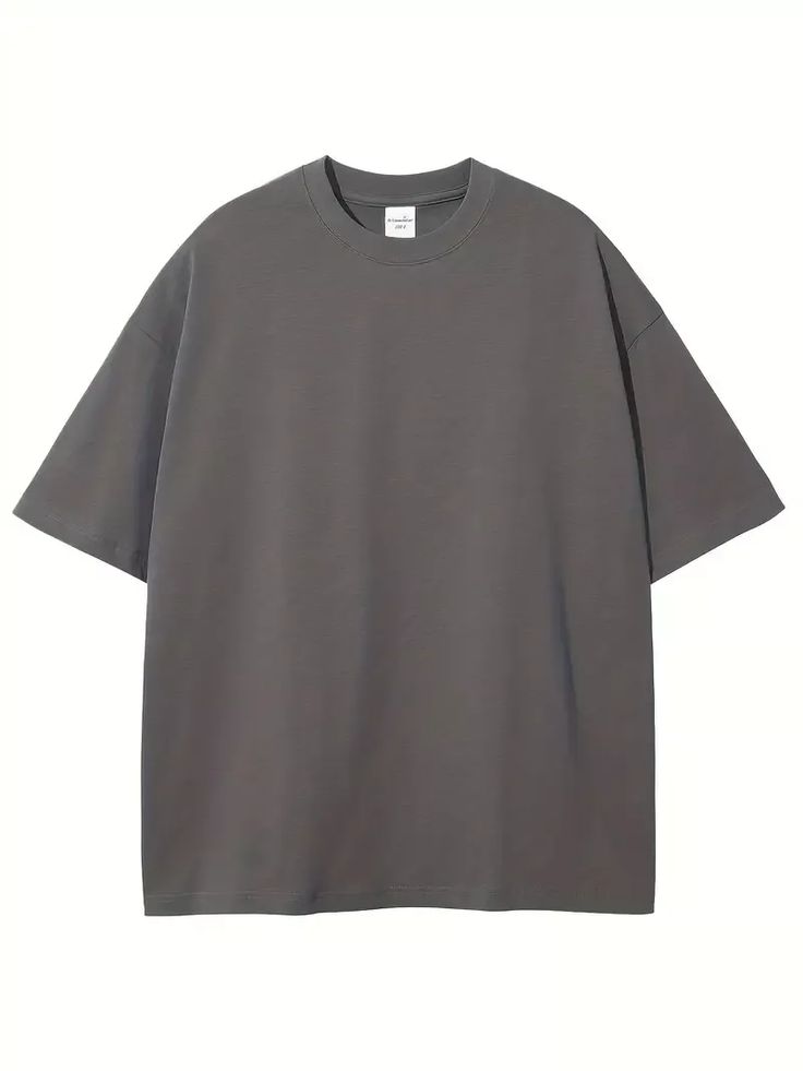 Minimalist Gray Drop Shoulder T-Shirt β Unisex Streetwear