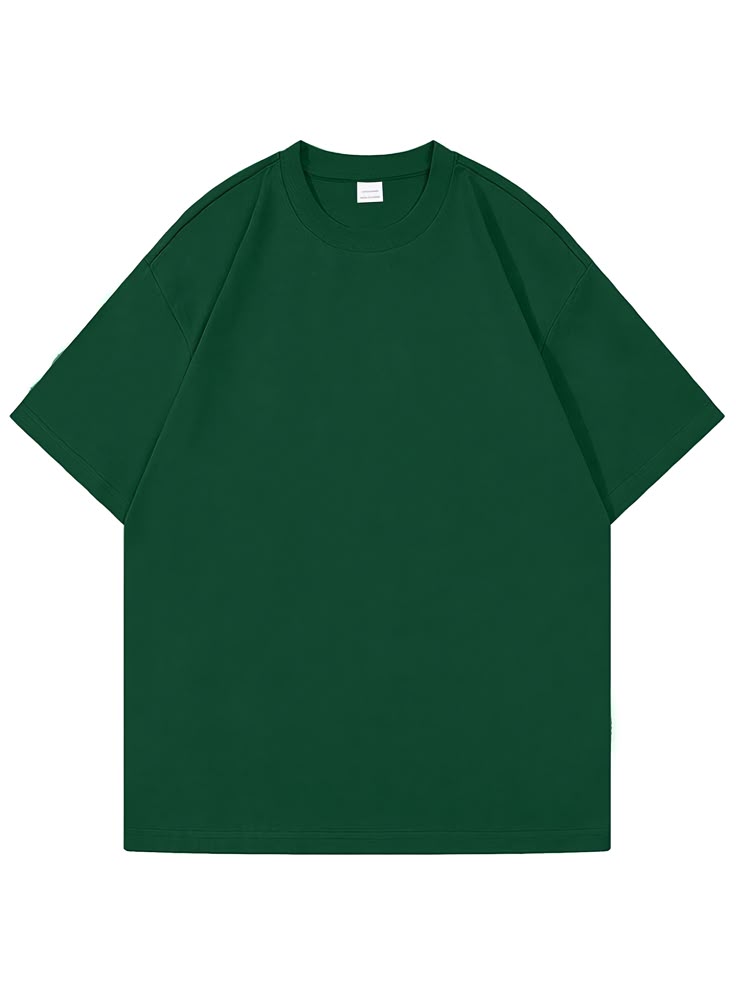 Minimalist Bottle Green Drop Shoulder T-Shirt β Unisex Streetwear
