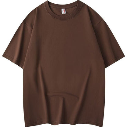 Minimalist Coffee Drop Shoulder  T-Shirt – Unisex Streetwear