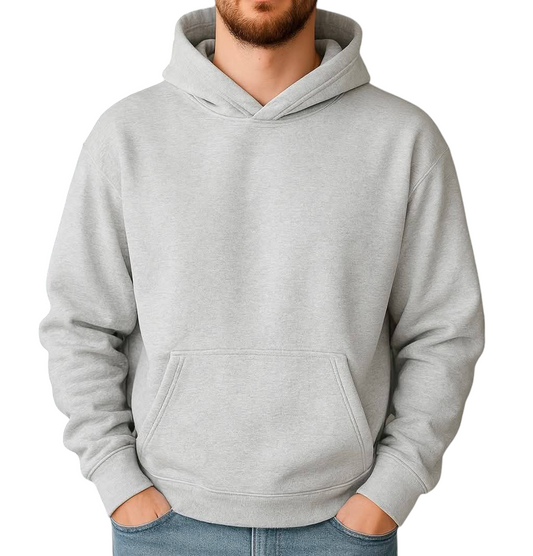 Trendy Oversized Hoodie – Perfect Blend of Comfort & Fashion - Gray