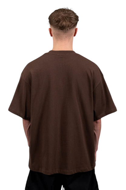 Minimalist Coffee Drop Shoulder  T-Shirt – Unisex Streetwear